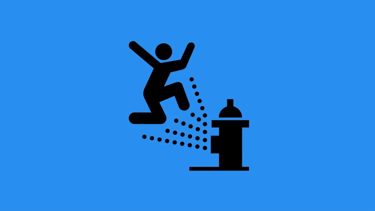 Summer weekend mode activated ☑️ 

Fire hydrant icon by <a href="/heyitsluisprado/">Luis Prado</a>: buff.ly/3py5vf1