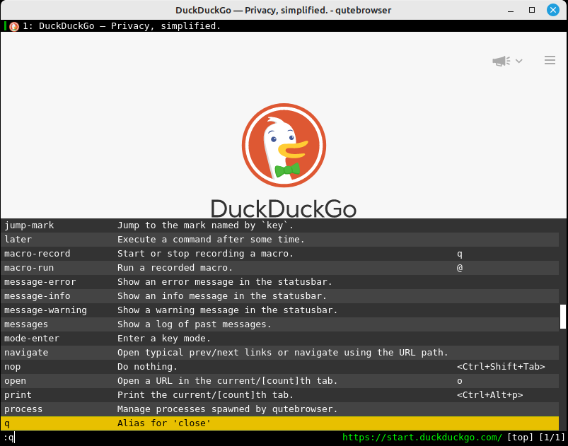 as_informatico's tweet photo. Buscando info sobre los parámetros de #QTWebEngine que estoy usando en el navegador de esta mañana, me he topado con el proyecto "qutebrowser" y lo estoy flipando, es como si #Vim se hubiese comido un navegador web:
https://t.co/ZKh3KGZFY8
Tenéis que probarlo!!! https://t.co/usiHgu45QC