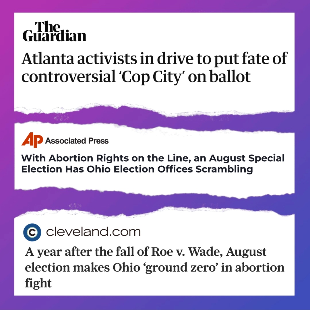 BallotStrategy's tweet image. 🗳️ GREAT READS: ⁠🗳️
⁠
BISC has been cited in pieces from @ap, @guardian, and @clevelanddotcom about the movement to #DefendDirectDemocracy, protect reproductive freedom, and more!
⁠
Sign up for BISCquick to make sure you never miss a story ➡️ ballot.org