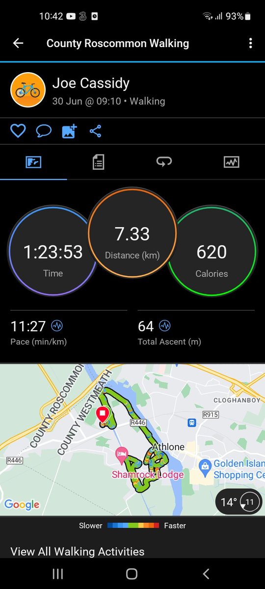 JoeCassidyIRE's tweet photo. Day 95 #100daysofwalking23 @NTBreakfast #MentalHealthMatters #justdoit https://t.co/0bdRDkd0Bi