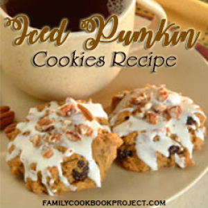 This recipe for Iced Pumpkin Cookies from Katie Myer's Cookbook, created at FamilyCookbookProject.com. Start your own personal cookbook! It's easy and fun. 
familycookbookproject.com/recipe/2791444…
 #familycookbook #cookies #christmascookies #cookierecipes #familycookierecipes  #bestcookierecipes