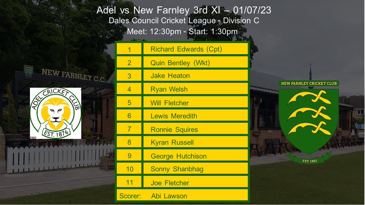New Farnley CC tweet media