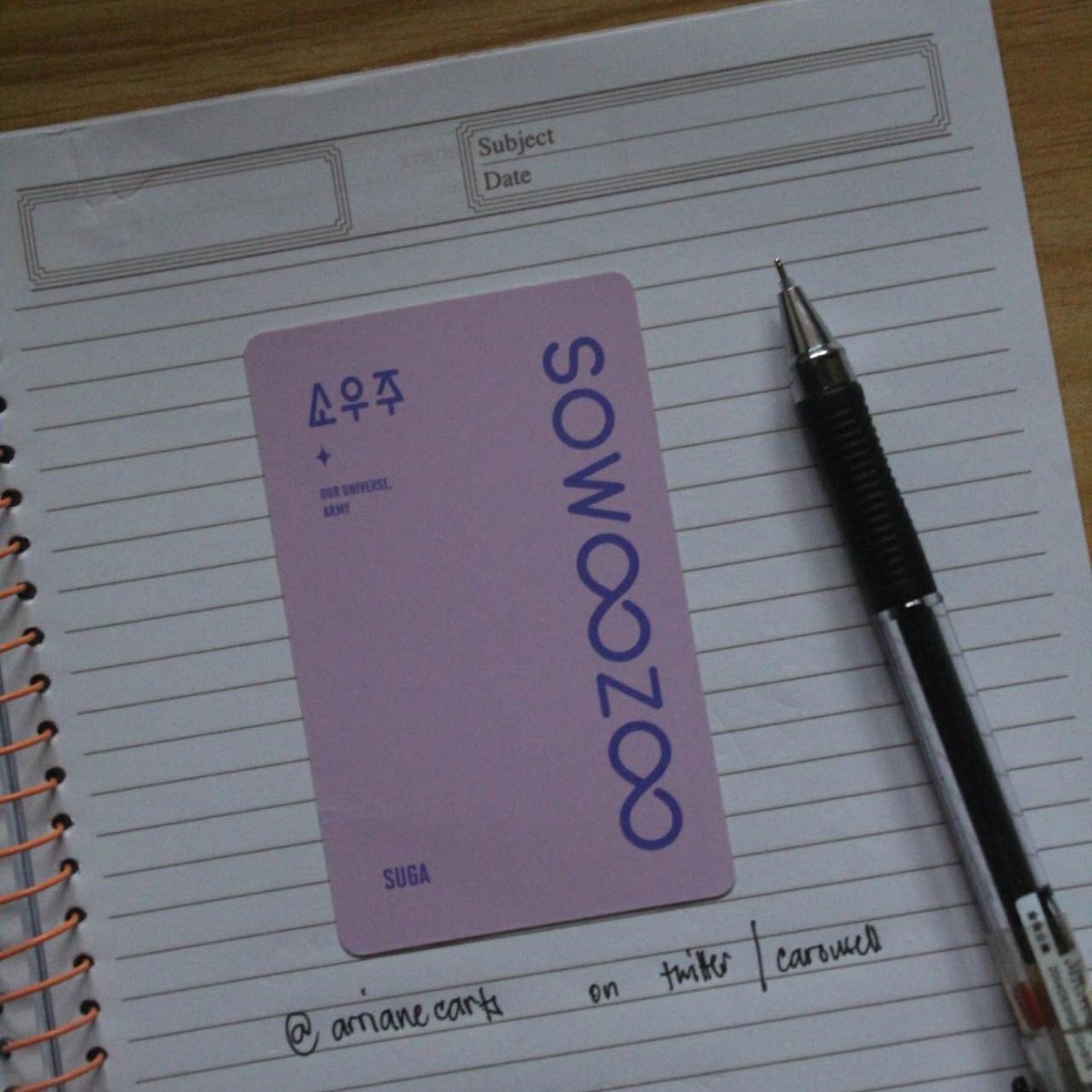 arrianecarts's tweet photo. wts lfb ph only

2021 BTS Suga's Muster SOWOOZOO DVD Photocard

550php + pf (15php) + sf

—dm for condition/pictures/vids (for interested buyers only)
—payo/3-day reservation
—reply mine to claim

mop: gcash
mod: flash

t. min yoongi pc suga https://t.co/hU08uSNYeV