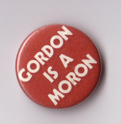 But I know he's a moron...