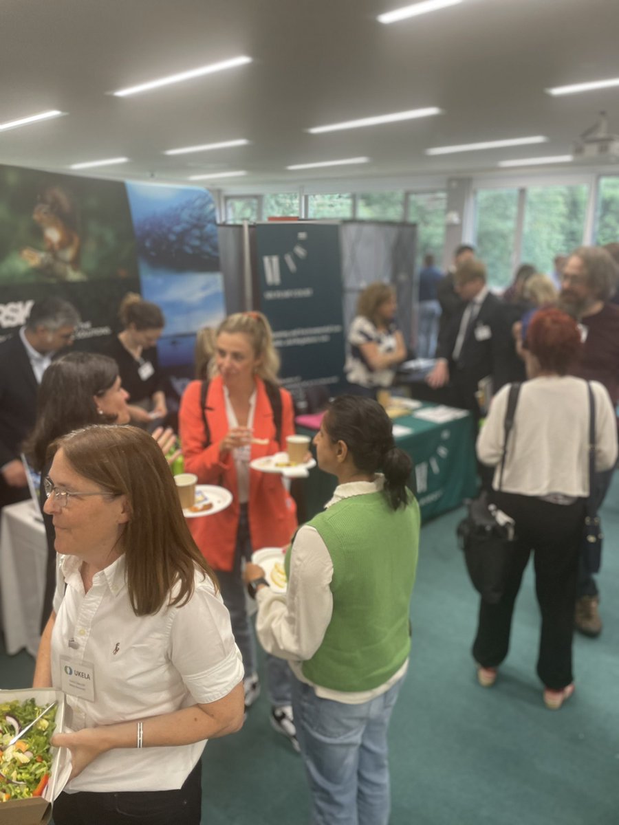 UKELA_LAW's tweet photo. It’s a lovely atmosphere at conference today at Reading University. So many people happy to be catching up again at the first in person annual conference in 4 years. 
#UKELA #EnvironmentalLaw https://t.co/nHpaJ8XykC