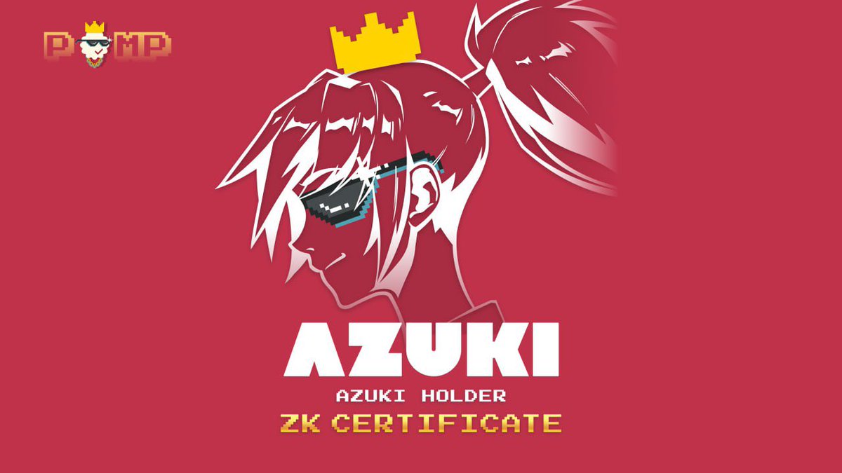 AppPOMP's tweet photo. Azuki zkSBTs on POMP! 🎉

🔒 Keep your wallet address private while showcasing your @Azuki ownership to the world! 

No more worries about sharing sensitive info! 💫 https://t.co/nKar99XTyI