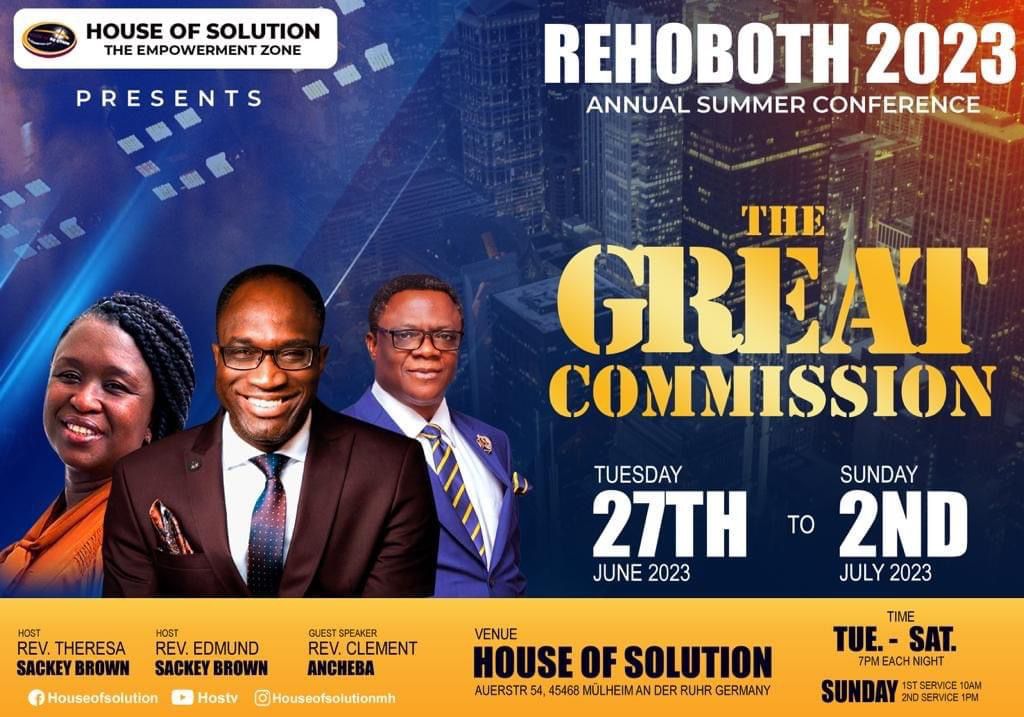 ClementAnchebah's tweet photo. #REHOBOTH2023 @pastoredmund2  @houseofsolution https://t.co/ERgBH6uDOF