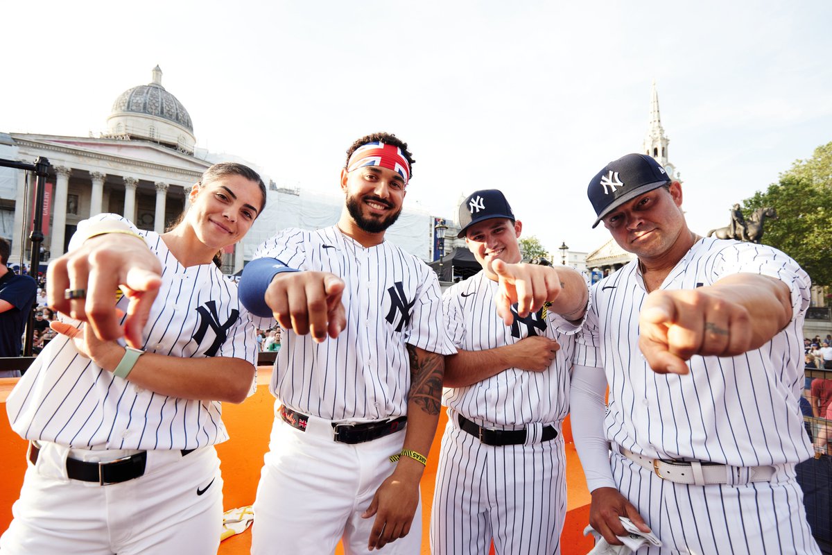 MLBEurope's tweet photo. This time last week, Major League Baseball met a British institution

#LondonSeries x #HomeRunDerbyX https://t.co/9YR2d5CXkh