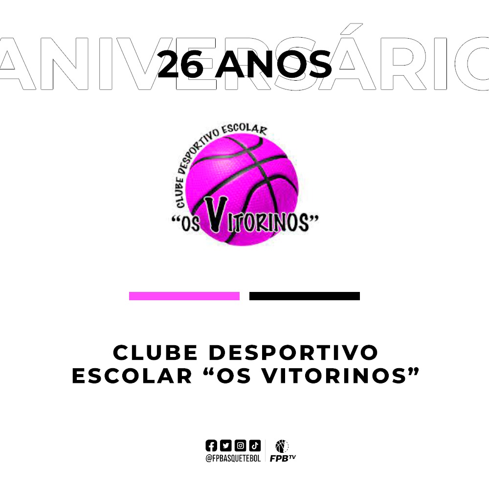 🎉 Parabéns ao CDE "Os Vitorinos"!

#SomosBasquetebol