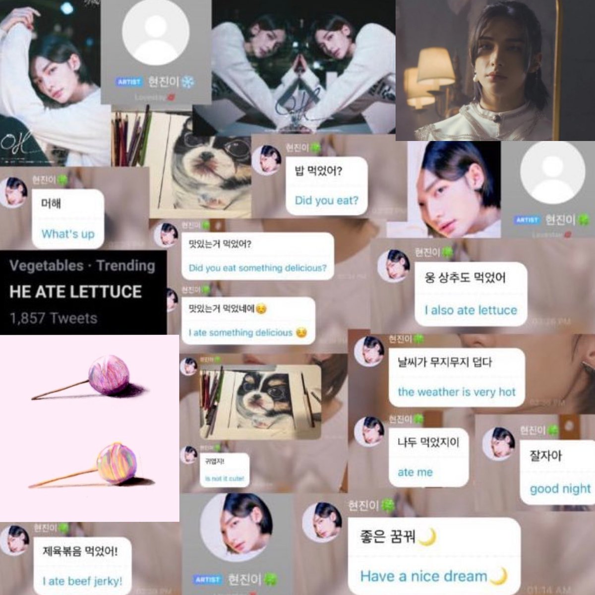 hyunjinpost's tweet image. happy hyunjuly 🍀