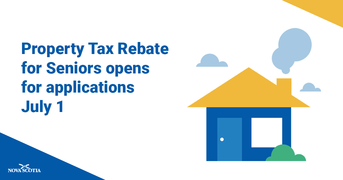 nsgov's tweet photo. Applications for the 2023 Property Tax Rebate for Seniors Open July 1 https://t.co/wEVzq7JfRc https://t.co/dlxHzY7wXx