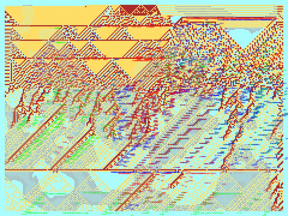 carlo_lato_art's tweet photo. CA Panico in 24 hours on #fxhash  

retweet my 📌 for a chance to win a free edition

 #cellularautomata #genart #genartclub #TezosNFTs #tezosArts #generativeart https://t.co/U9bepodEXg