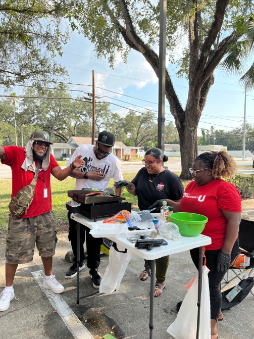 PositivelyUinc's tweet photo. Our Tampa team had a cookout in honor of  National HIV Testing Day yesterday.  #TAMPA #SUMMERGLOW #TAMPAEVENTS #NHTD https://t.co/p8PFitGAUI
