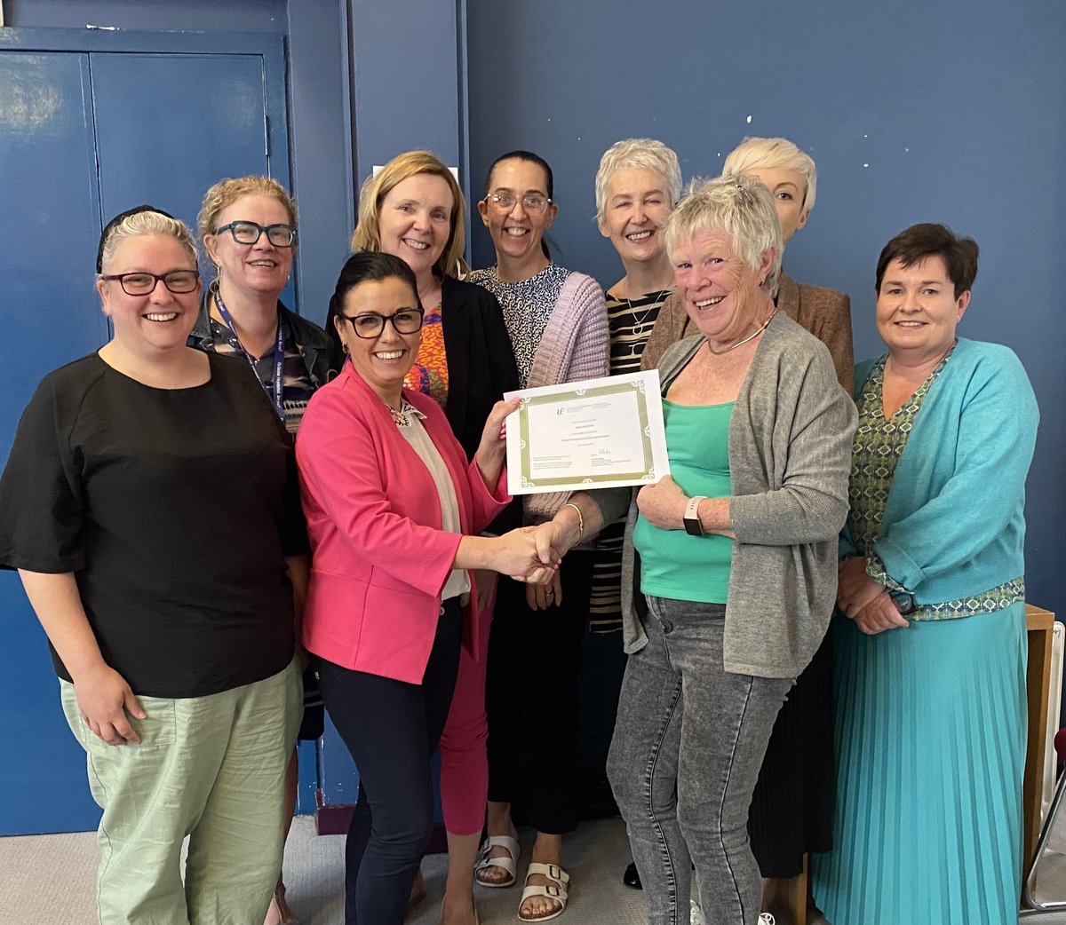 Completing facilitator programme in Kilkenny today. Amazing to hear about the impact facilitation skills made for patients and the quality and safety (QSSI) team.