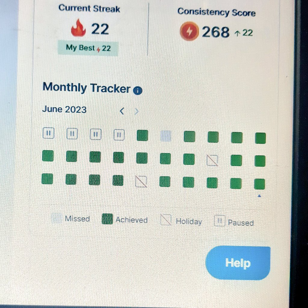 abhishek005023's tweet image. Ending this June month with current streak 22 with #makejunegreen challenge .

#nxtwave #nxtwaveccbp #streak #consistency