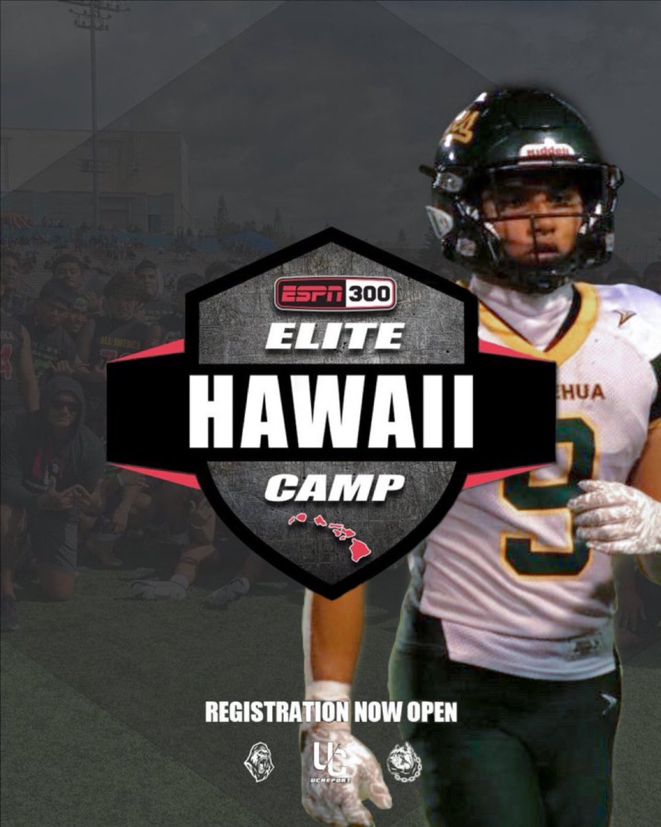 Maui bound! Grateful for the chance to compete this weekend. #ESPN300 ✈️

@JojoDickson @TheUCReport @808FBRecruits