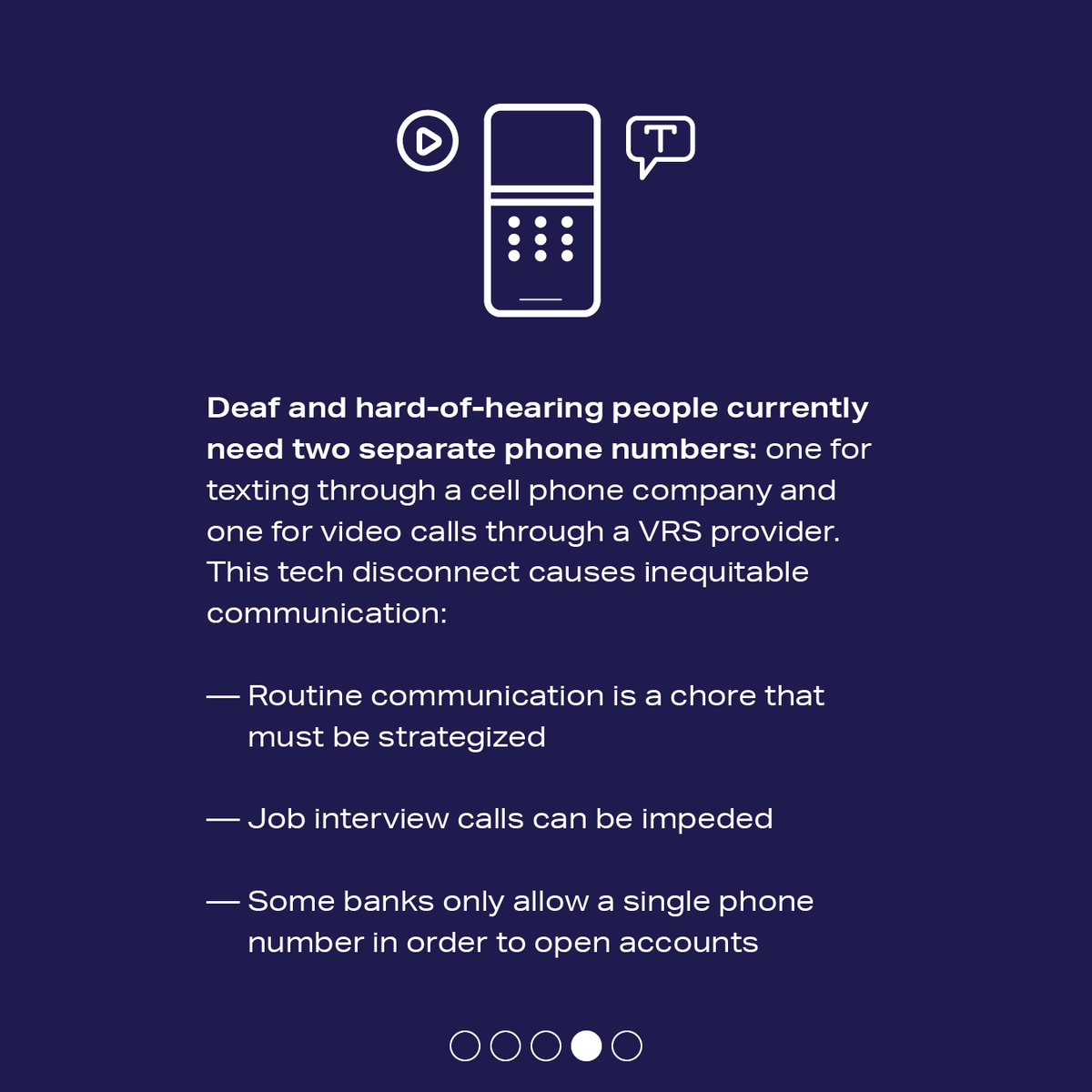 While Deaf and hard-of-hearing people were guaranteed equal access to communication services by the 1990 Americans with Disabilities Act, today’s telecom landscape is far from equitable. Sign the petition: …iththedeafcommunity.nationbuilder.com #StandWithTheDeafCommunity #sponsored