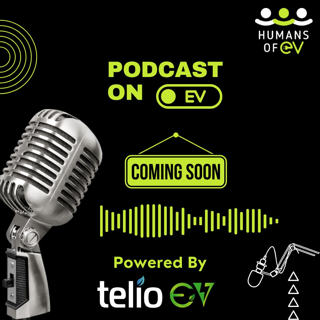 Get ready for the much-anticipated launch of our brand new podcast! 🎉🎙️

Stay tuned and keep a close watch for the exciting arrival of our Upcoming podcast series powered by TelioEV

#podcast #podcasting #newpodcast #comingsoon2023 #humanofev #telioev