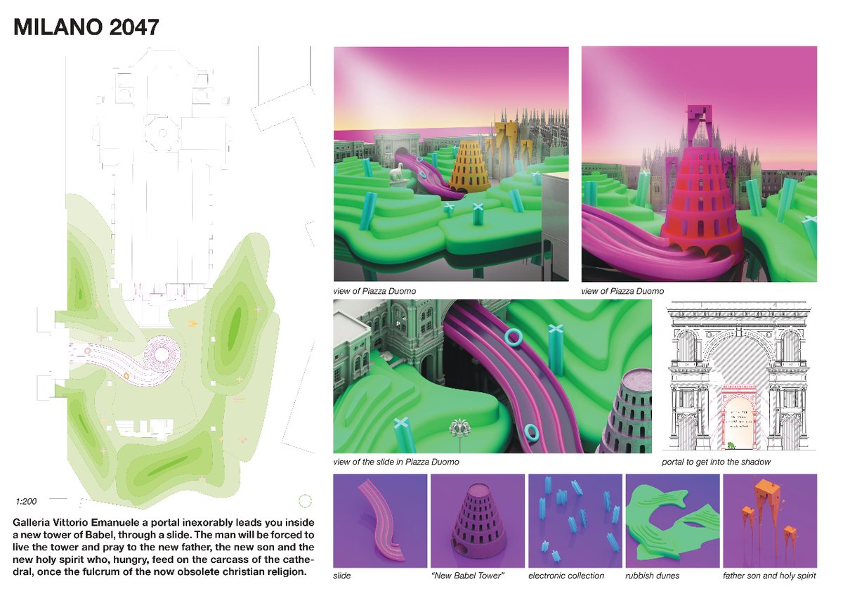archiolorg's tweet image. Milan 2047
Davide Gualco &amp;amp; Carlotta Oliosi

#notionofspace #installationdesign #urbandesign #architecturecompetitions #archiol #architecturedesign #archiolcompetitions #architecturedesignaward #architecture #architectureape #archicontest #architecturedesign #architecturestudent