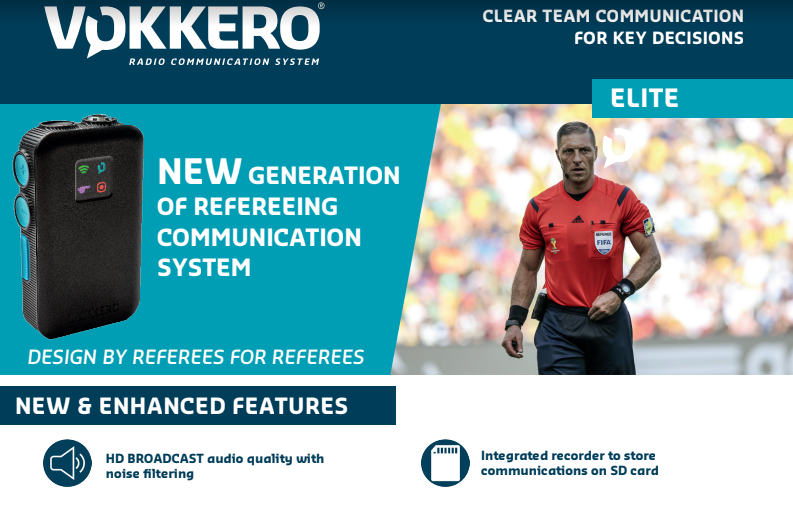 VandykeSports's tweet photo. VANDYKE SPORTS is Africa Partner for VOKKERO by VOGO Group(France) since 2021.

Since 2005, Vokkero has been offering audio equipment for Professional Referees. Used by 98% of Football Federations and Confederations around the world. https://t.co/0CH6wuh6EL