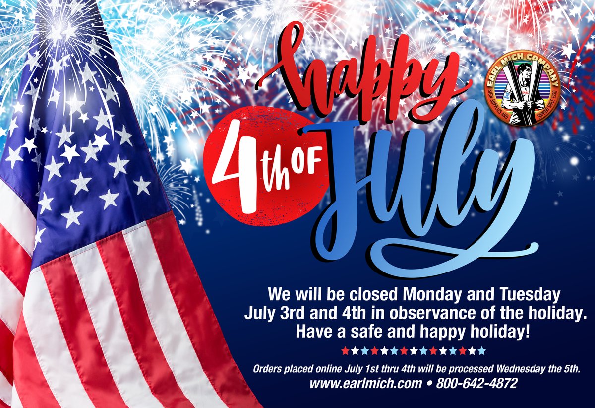 Have a great Independence Day!  earlmich.com