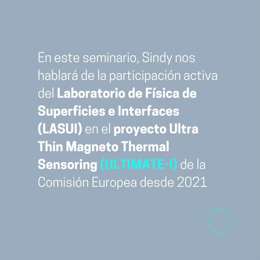 ifislitoral's tweet photo. Se invita a la comunidad académica a participar del seminario a cargo de la Dra. Sindy Julieth Rodríguez Sotelo, becaria posdoctoral de IFIS.

Fecha | Miércoles 5 de julio del 2023
Lugar | Sala Auditorio del Edificio Bernardo Houssay (Güemes 3450)
Hora | 11 horas

¡Los esperamos! https://t.co/WdvB5Pypts