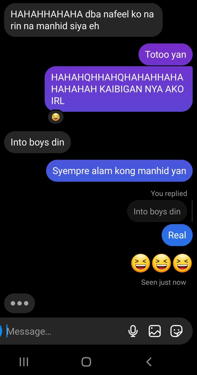 soochaeemi's tweet photo. HAHAHAHAHHAHAHAHAH  @airchaeng  goodluck nalang... di bale shiship parin kita sa frenny ko 🤩🤩 https://t.co/wAlHHmRlZF