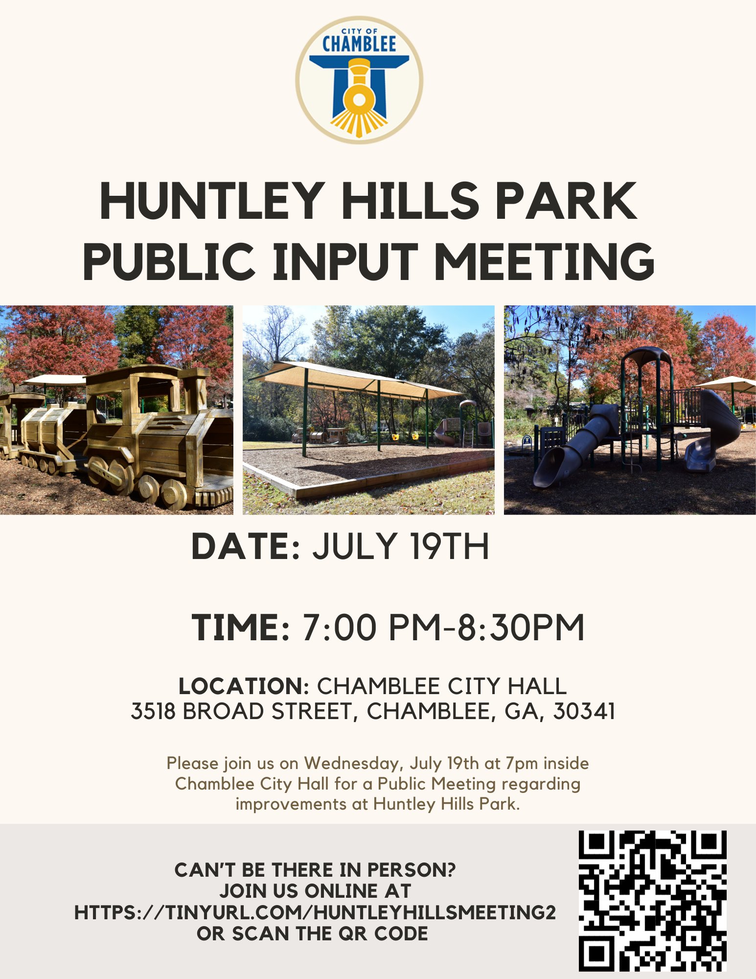 Chamblee GA on Twitter "We want to hear from you! The next Huntley