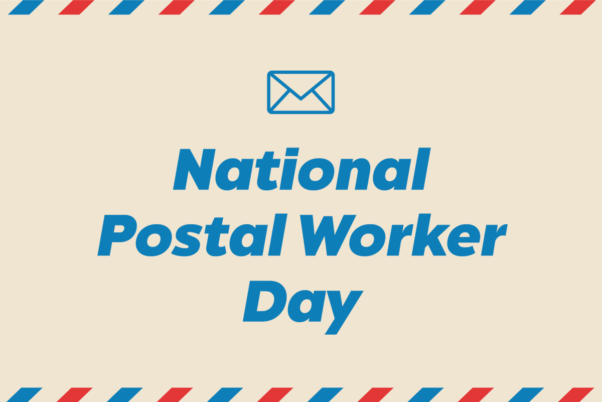 ilhousegop's tweet photo. Happy Postal Worker Day to the men and women who work diligently to keep the mail moving across our state and nation. 📬 #PostalWorkerDay #twill https://t.co/w9jI3N9XqY