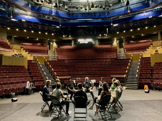 isaac_radmore's tweet photo. Just stepped out of the fantastic @PoelEvent at @LeedsPlayhouse. So much knowledge and energy to soak up and share with these brilliant actors. Thanks to @bencrystal #DavidThacker #PeterKnapp #IshiaBennison for sharing their genius. Excited to be cast in some #Shakespeare now… https://t.co/ComnayDENn