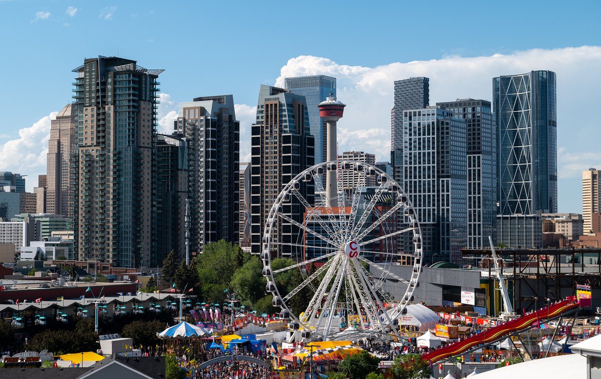 calgarystampede's tweet photo. Stampede Park is opening its doors and getting ready to welcome the world to The Greatest Outdoor Show on Earth! 🙌

Which entrance should you use? Where can you escape the heat? Find these answers and everything you need to know in one location!

🔗 https://t.co/SdYS1zaUBV https://t.co/keUN5XfELL