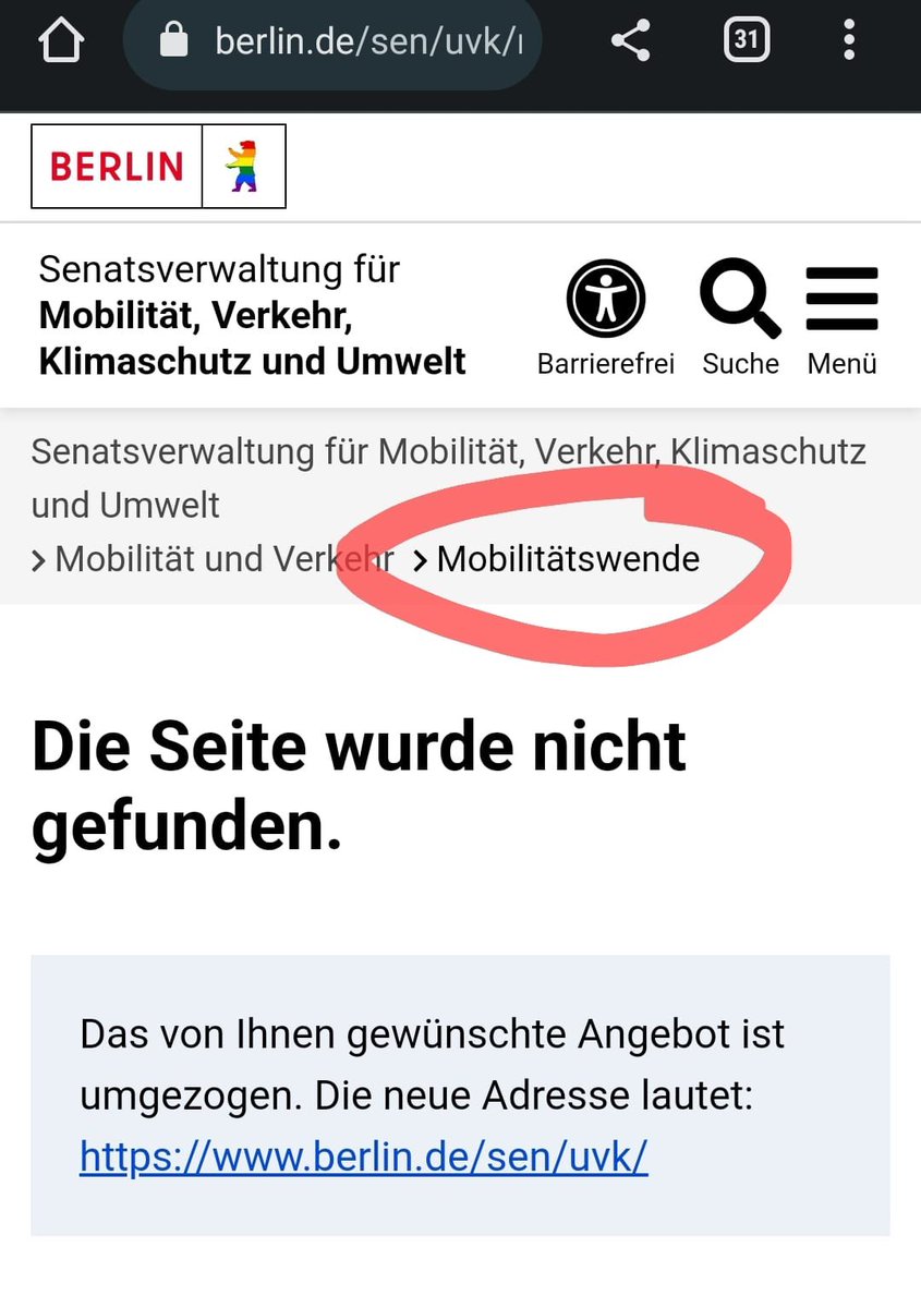 Mobilitätswende wurde gecancelt.