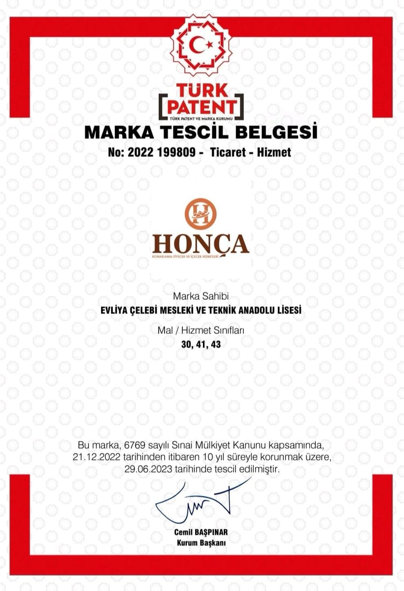 tokatmem's tweet photo. Yiyecek İçecek Hizmetlerinde Tokat'ın Markası "HONÇA"

Evliya Çelebi Mesleki ve Teknik Anadolu Lisesi, tescillemiş olduğu "HONÇA" markası ile yiyecek-içecek hizmetleri alanında hizmet sunmaktadır.

@tcmeb @ahmetozdemirmem https://t.co/boORvZMnat