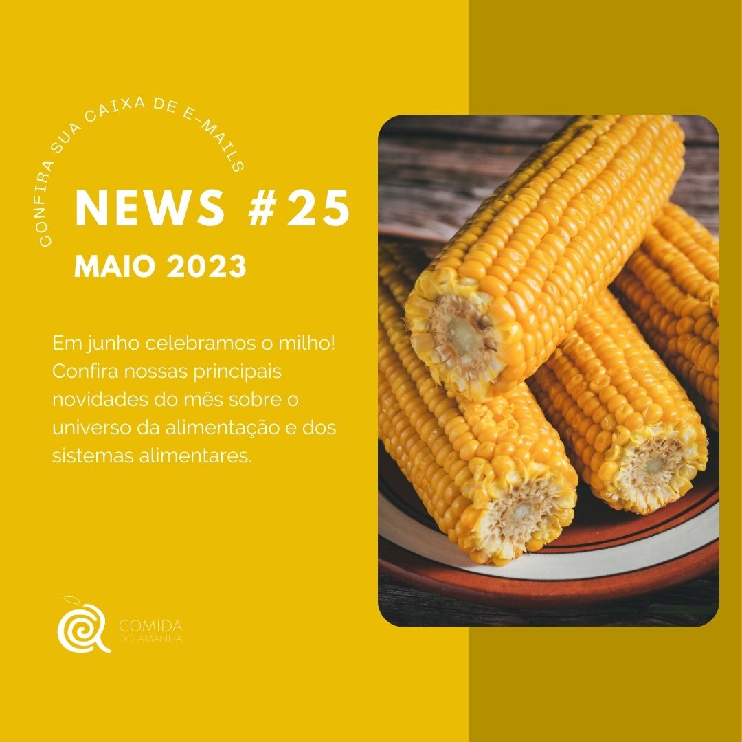 Está no ar mais uma edição da nossa #Newsletter 🗣️

Este mês fizemos um compilado das notícias de junho e você encontra: receita, artigos, materiais e relatórios sobre comida pelo mundo e muito mais.

Vem ler! 🌽