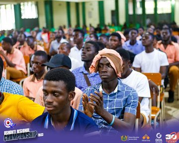 Kuhis_nsmq's tweet photo. ASHANTI CHAMPIONSHIP:

End of Round 2

Kumasi High School: 26pts
Kumasi Sec. Tech. Sch: 16pts
KNUST SHS: 09pts
Ejisuman SHS: 06pts

#NSMQ2023 #NSMQ30 #Primetime https://t.co/iiAUADPPZu