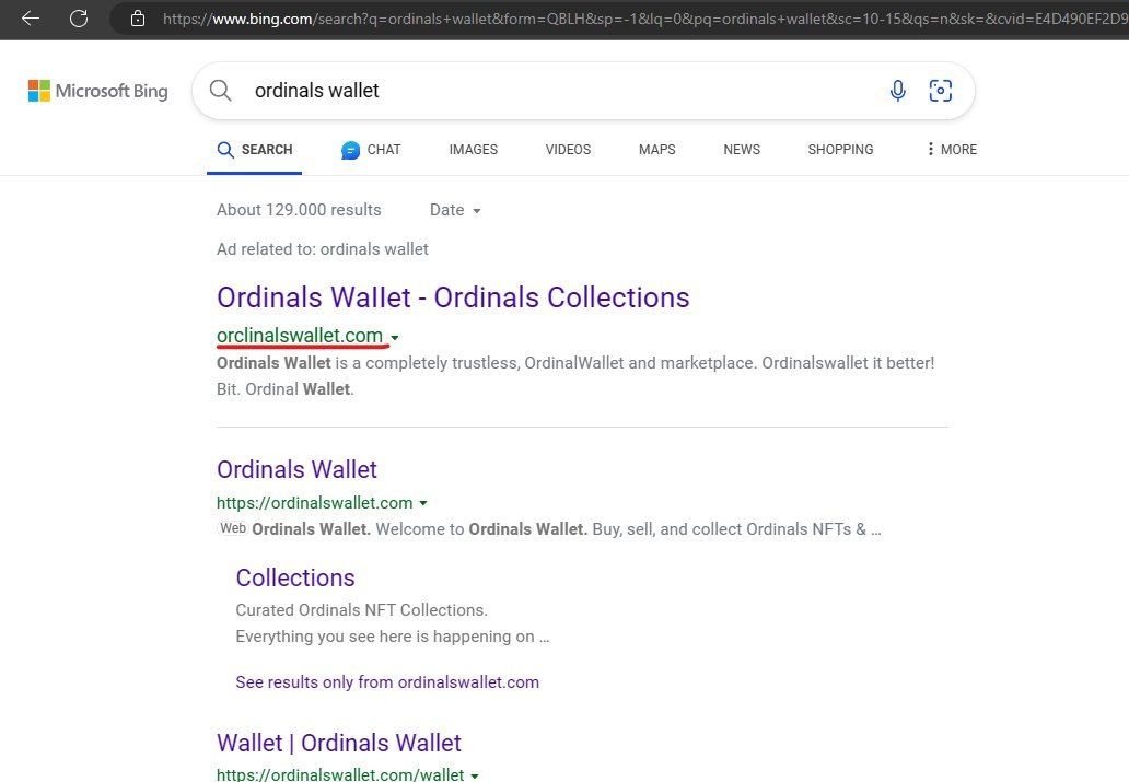 It has come to our attention that there are phishing sites on the first spot on @bing that are stealing users funds. PLEASE ALWAYS DOUBLE CHECK THE URL AND DON'T USE SEARCH ENGINES