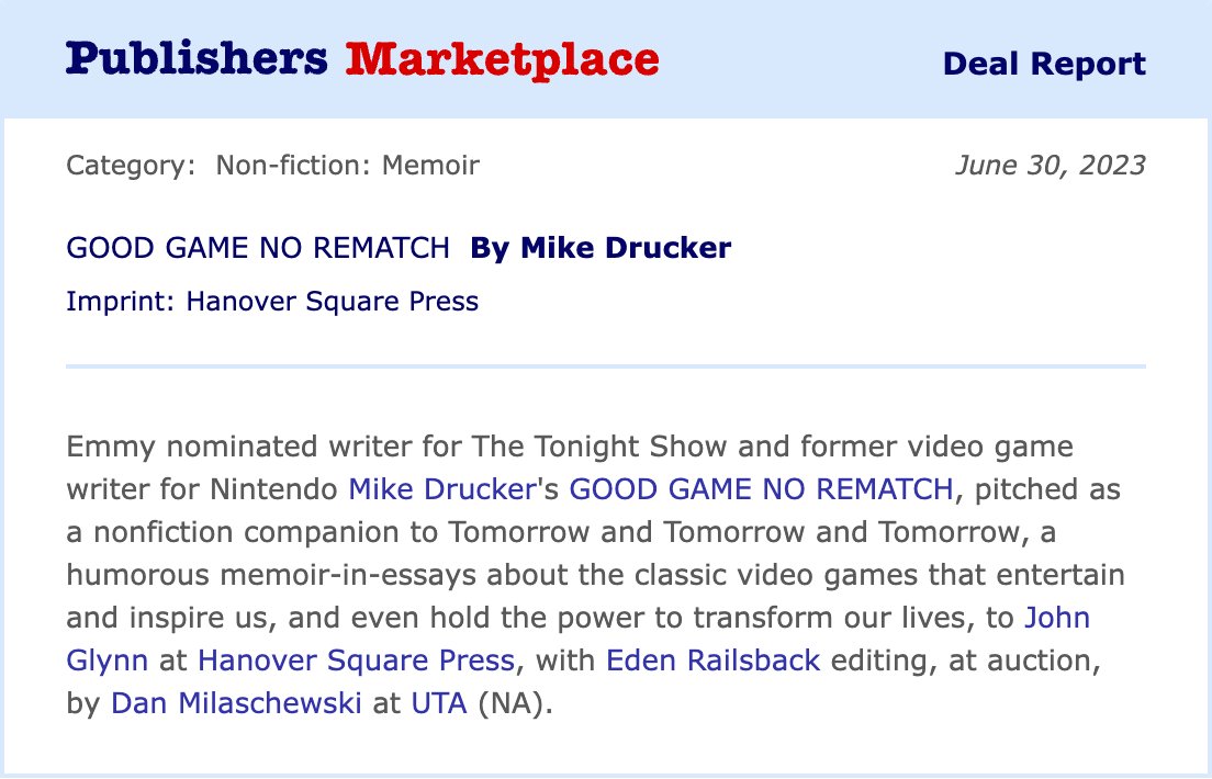 Mike Drucker tweet media