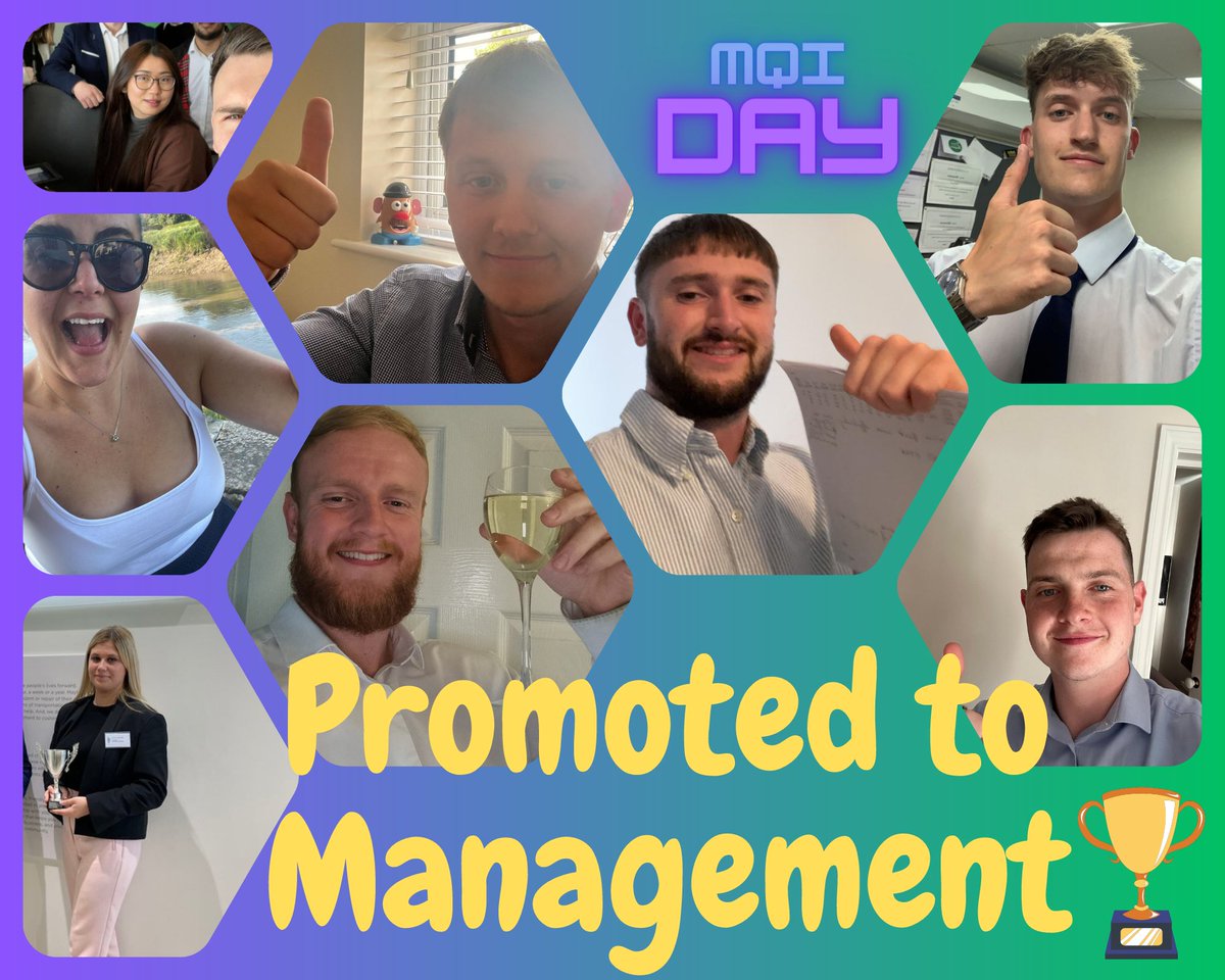 Congratulations to these fab 8 who gained their 1st promotions at Enterprise yesterday. Anna, Rebecca and Jack U2H &gt; Matt U2Q &gt; Andrew U2R &gt; Anu and Tom U2I &gt; Adam U2M.