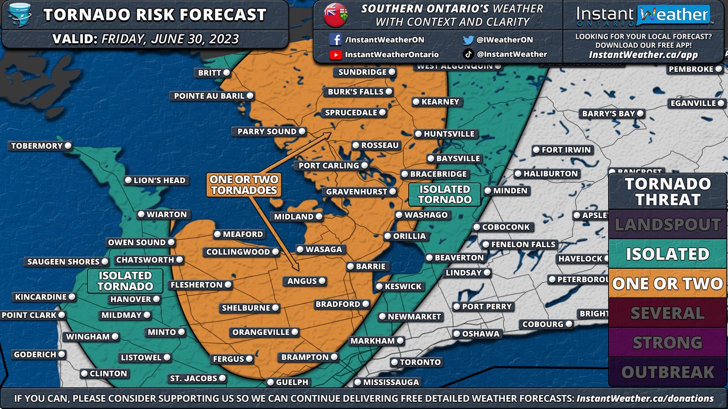 Instant Weather Ontario on Twitter: 