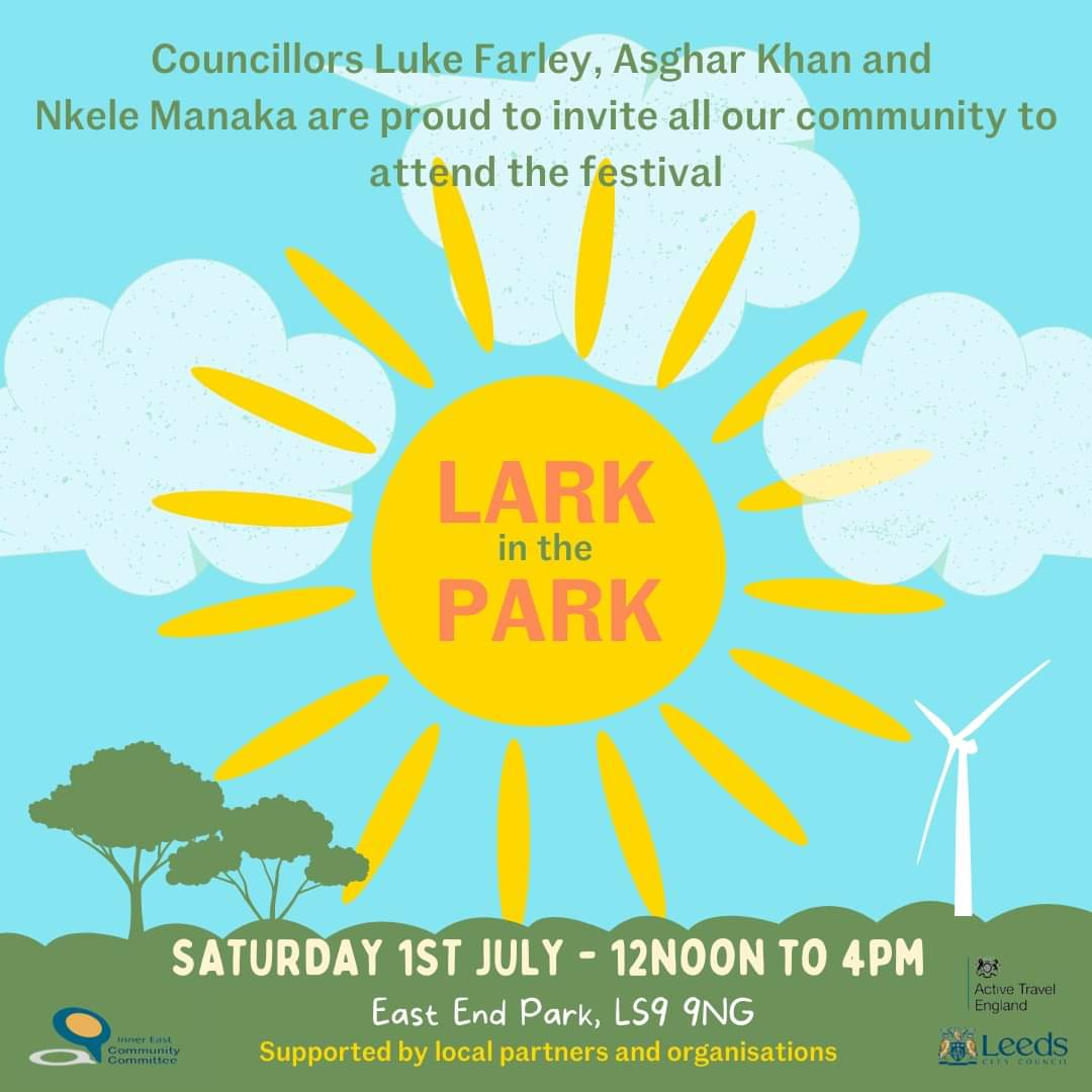 HomeStart Leeds on Twitter "FREE FAMILY FUN DAY! ☀ Lark In the Park