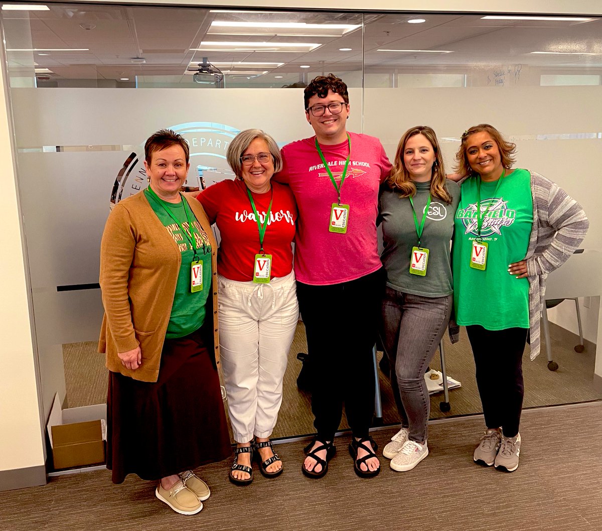 We had a blast representing <a href="/RiverdaleHighTN/">Riverdale HS</a>, <a href="/WeAreBarfield/">Barfield Elementary</a>, &amp; <a href="/rucoschools/">Rutherford County Schools</a> at <a href="/TNedu/">TN Dept of Education</a>’s ESL/ELA/Math crosswalk this week! Excited for you all see the work we’ve done for our ELs and teachers! <a href="/CBTennyson/">Dr. C. Tennyson</a> <a href="/andrew_raney/">Andrew Raney</a>