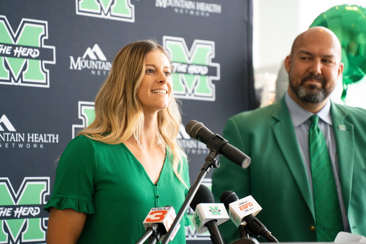 We are so excited to introduce Morgan Zerkle as the new Head Coach of Marshall Softball. Welcome home, Morgan! 💚🥎