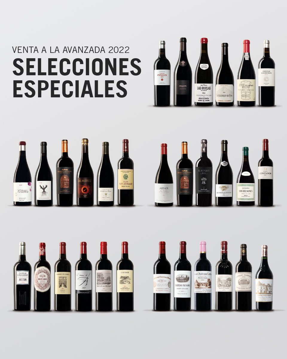 vilaviniteca's tweet photo. Descubre nuestras Selecciones Especiales de #avan22 de vinos nacionales e internacionales. Disponibilidad muy limitada https://t.co/xZ9dSTRqdS https://t.co/VpbLi54pwi