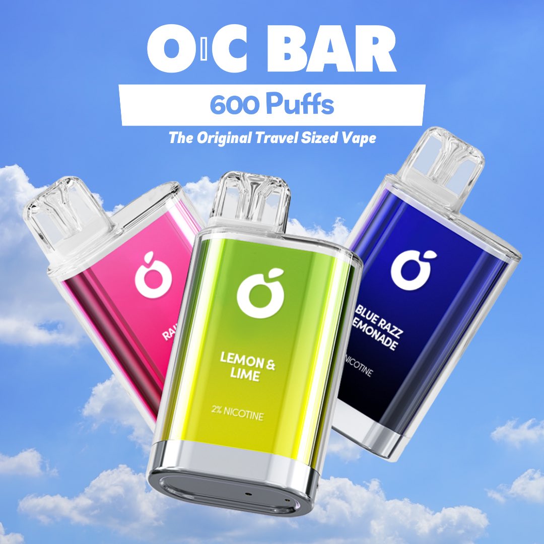 oc_bars's tweet photo. Can we tempt you with our irresistible range of flavours? 😜
10 new flavours available at OC Bar Vapes only!

#lemonandlime #bluerazzlemonade #pineapplerazzice #pineappleice #pinklemonade #bloodorangeenergy #rainbowcandy #kiwiguavapassionfruit #doubleapple #blueberrysourplum https://t.co/GP7g9AJQsm