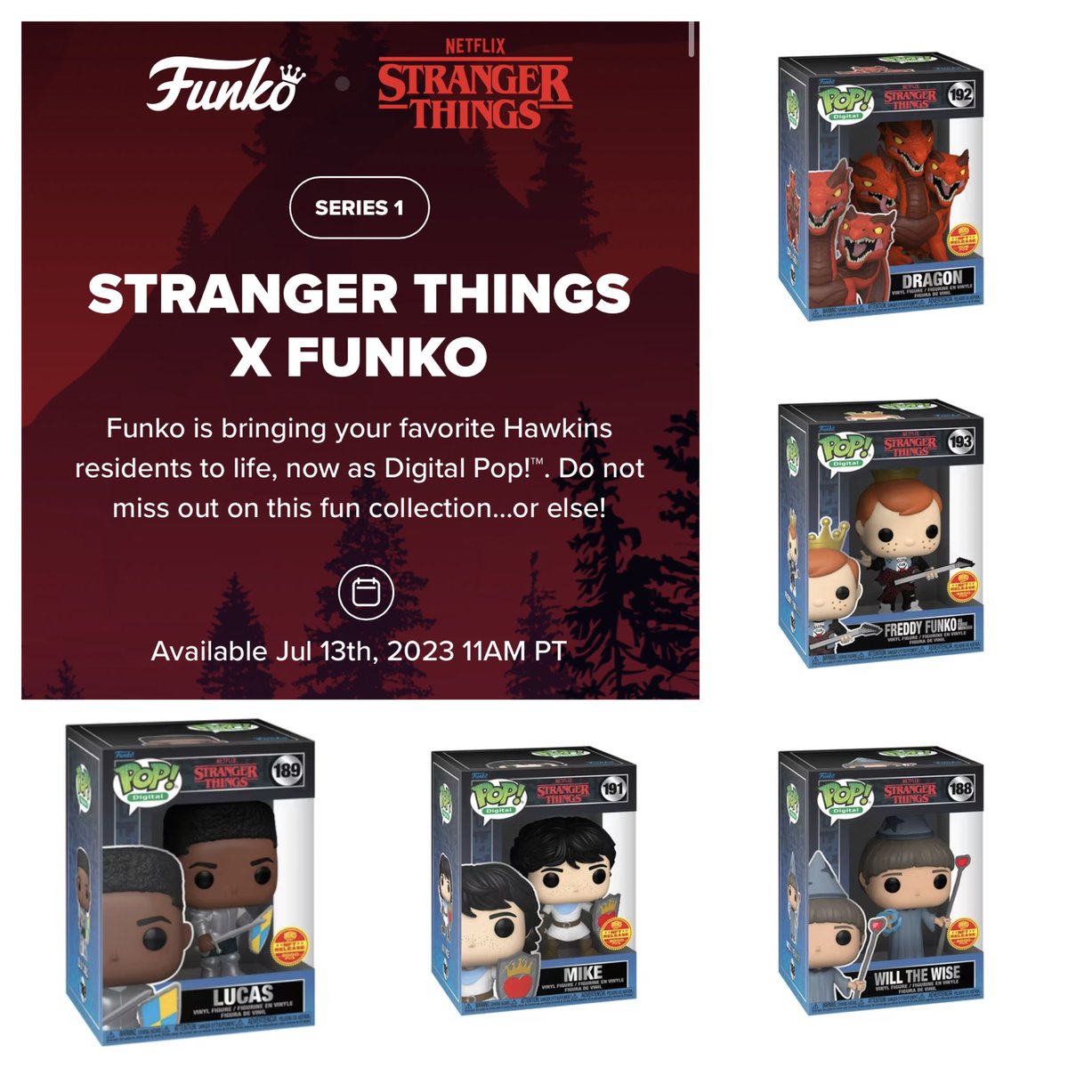 frank_funko's tweet photo. RT @TheeUncleJerry: Box glams for the FunkoxStranger Things NFT drop..! 

@DanFunko @FunkoJets @raindroppopshop https://t.co/HBLDHQ7P92