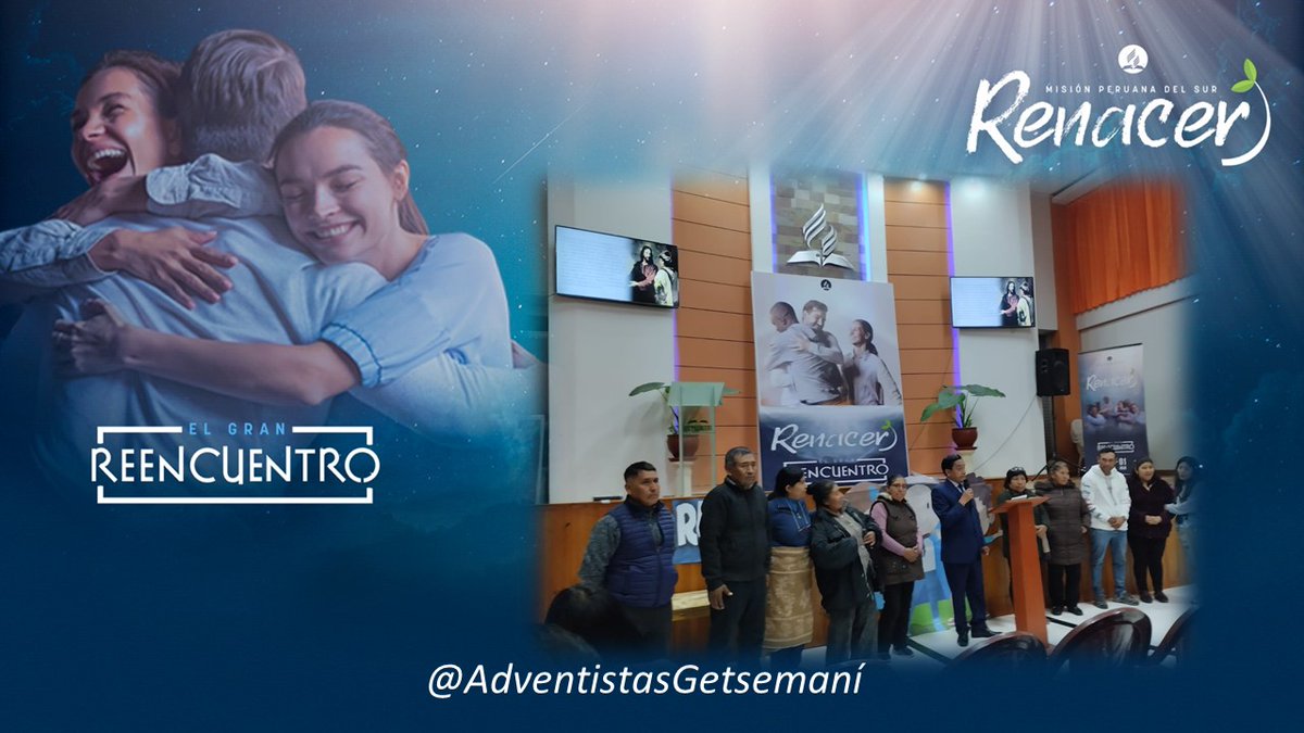 "Para Dios eres la huella de su amor, la pasión de su entrega, la herencia de su reino y el motivo de su regreso" Nos preparamos para la gran fiesta espiritual este sábado.
#Renacer
#Elgranreencuentro 
@AdventistasGetsemani
#Conectados