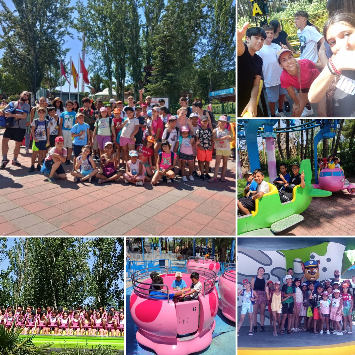 Y para terminar la semana... PARQUE DE ATRACCIONES!!! 🎢🎡 Qué bien lo hemos pasado y qué mejor forma de acabar el primer campa urbano! 👏🏼

#CaixaProInfancia #diversión #familia 

@la_coordinadora <a href="/FundlaCaixa/">Fundación ”la Caixa”</a> @MadridFamilias