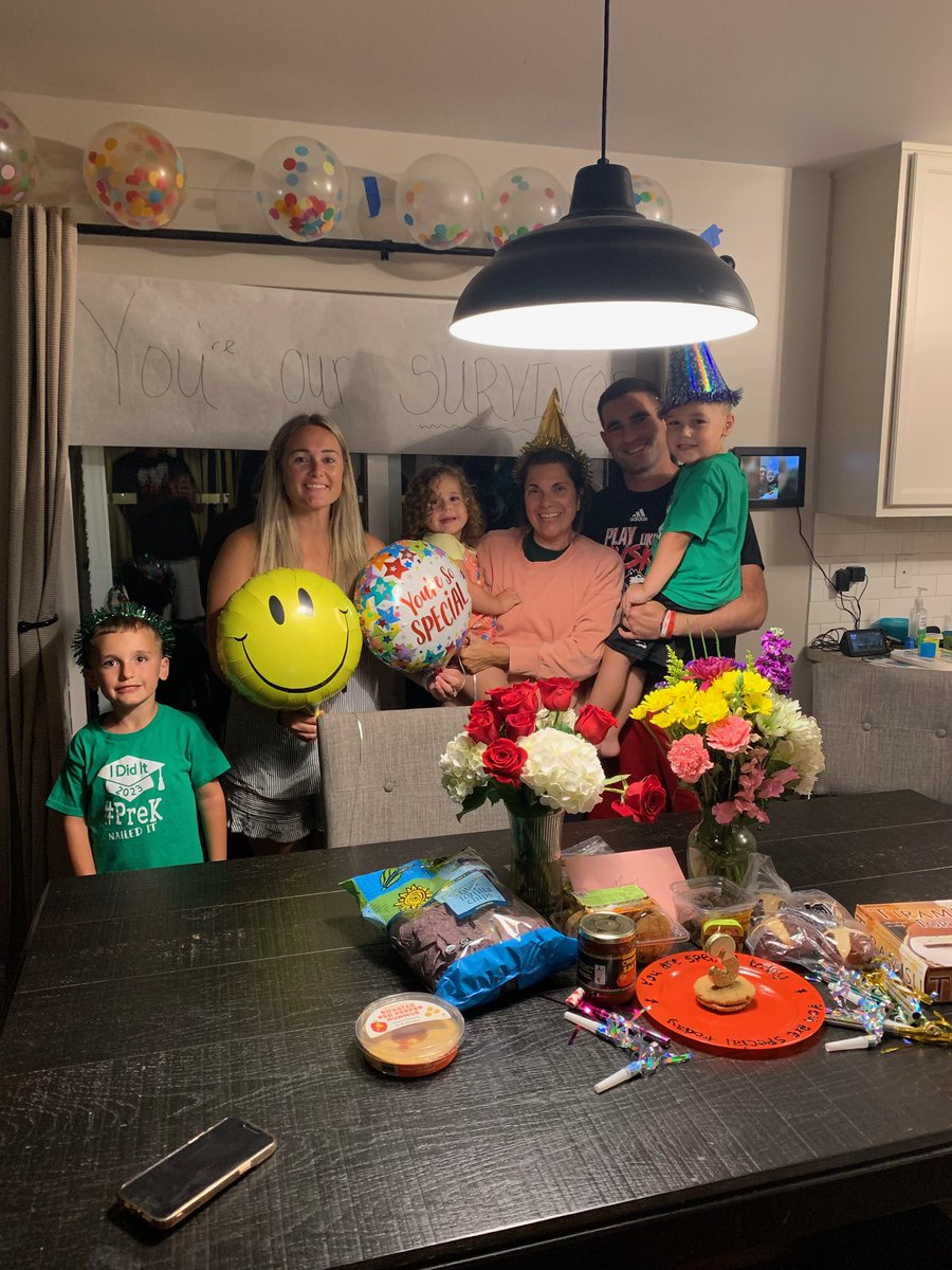 NickBenedetto_'s tweet image. In 2020, Doctors told her no one has lived more than three years with this rare form of cancer ➡️➡️➡️ 2023 she’s Officially 3 years cancer free Today! 🎉 Here is to year 4! We love you mom! #KeepFighting 🥊 #CancerFree #BreakingRecords