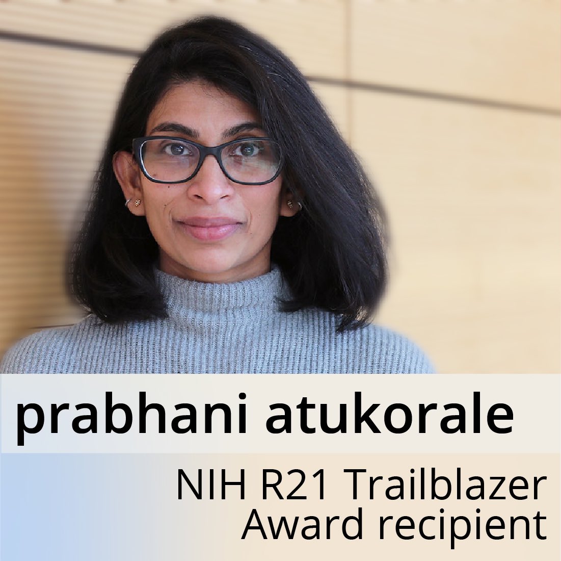 Dr. Prabhani Atukorale (<a href="/AtukoralePU/">Prabhani Atukorale</a>) is a recent recipient of the NIH R21 Trailblazer Award to develop nanotechnology-based vaccine “super adjuvants”. way to go, Dr. Atukorale!