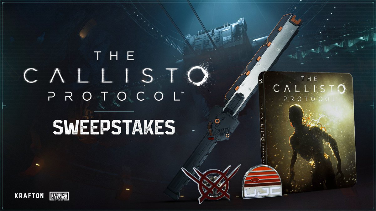 The Final Transmission is out now and here is your last chance to win some great #TheCallistoProtocol swag. Fill out as many actions as possible for a chance to win a Pin, Steelbook, and Baton! Enter Here: bit.ly/3rdlXBS